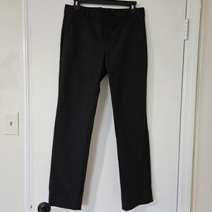 Banana Republic Womens Pants 6 Ryan Straight Leg Black Office Stretch Cotton